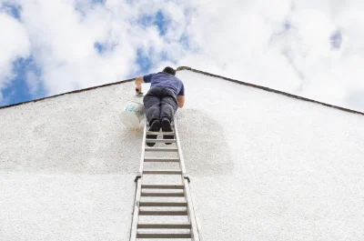 Peinture extérieure à la Bosse-de-Bretagne — façades et ravalement
